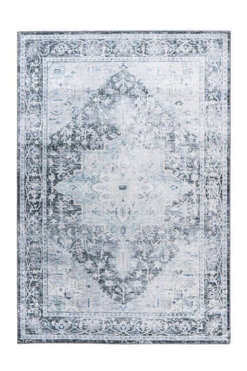 Soho 403 Grey Machine Washable Rug with Medallion - ADORE RUGS and FLOORING